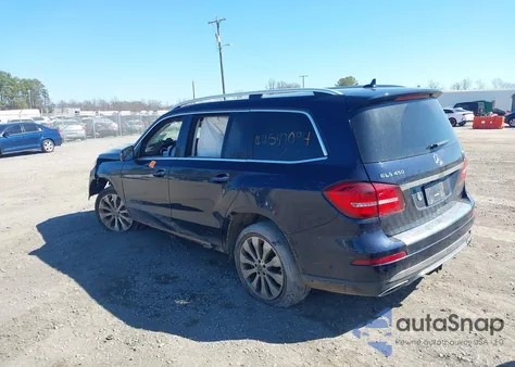 2018 Mercedes-Benz Gls 450 4Matic z USA, uszkodzony, nr VIN 4JGDF6EE0JB138808